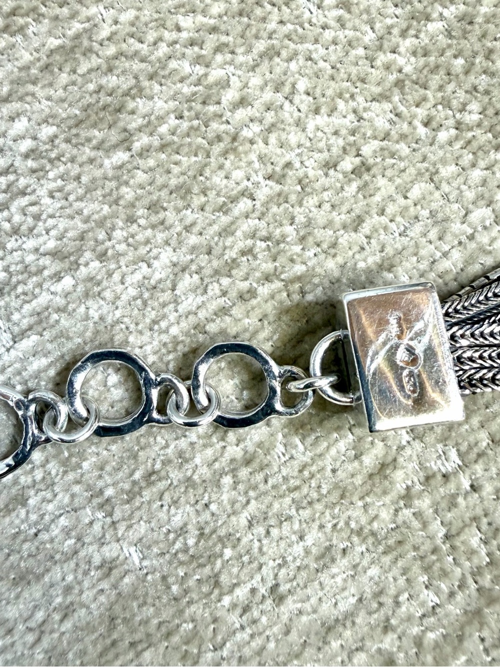 Silpada Silver ‘Talk of the Town’ Multi-Strand Bracelet - Picture 4 of 16